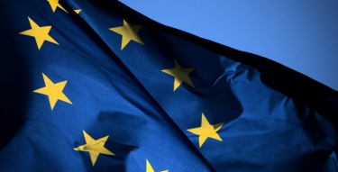 Photo du drapeau européen